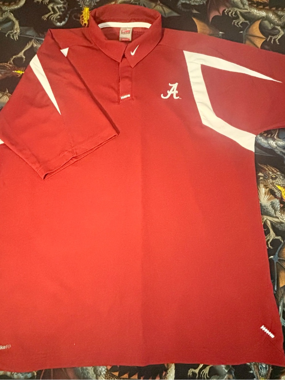 Nike Men's Embroidered Crimson Tide Polo, XL *READ DESCRIPTION*